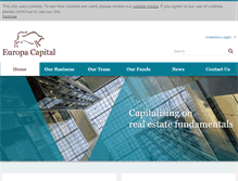 Tablet Screenshot of europacapital.com